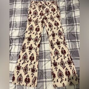 Anthropologie High Rise Bootcut Flare Pants Size 27 Multicolor